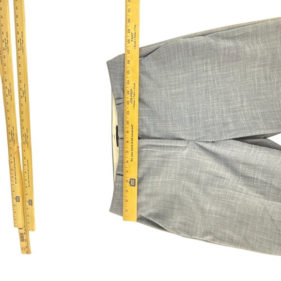 Talbots Hampshire Ankle Pants Womens Size 8 Blue Textured Dress Trousers - Picture 8 of 9